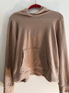 J Crew Women Brown Hoodie S/M size